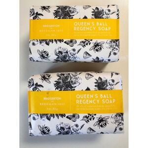 Beekman 1802 Bridgerton Queen's Ball Regency Soap Goat‎ Milk 9oz Set of 2 New